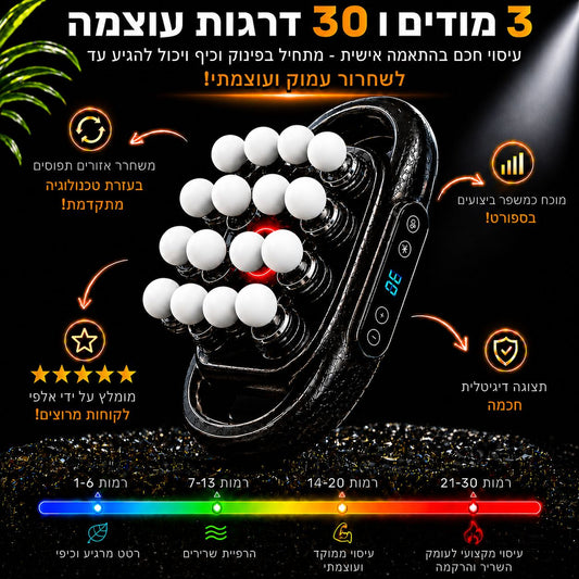 ™Salor Pulse Pro 3.0 - מכשיר חכם לשחרור ועיסוי הגוף