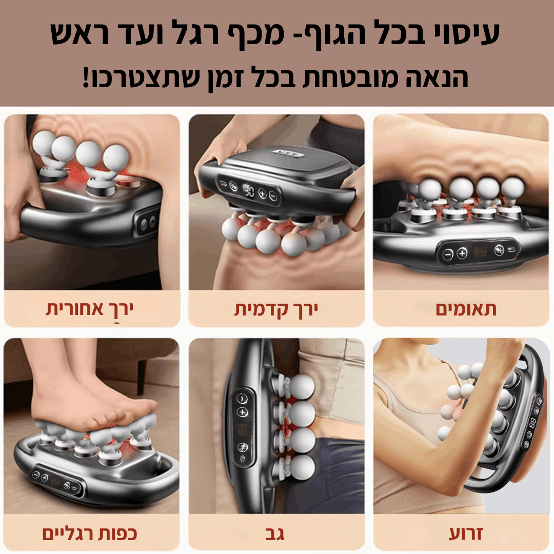 ™Salor Pulse Pro 3.0 - מכשיר חכם לשחרור ועיסוי הגוף