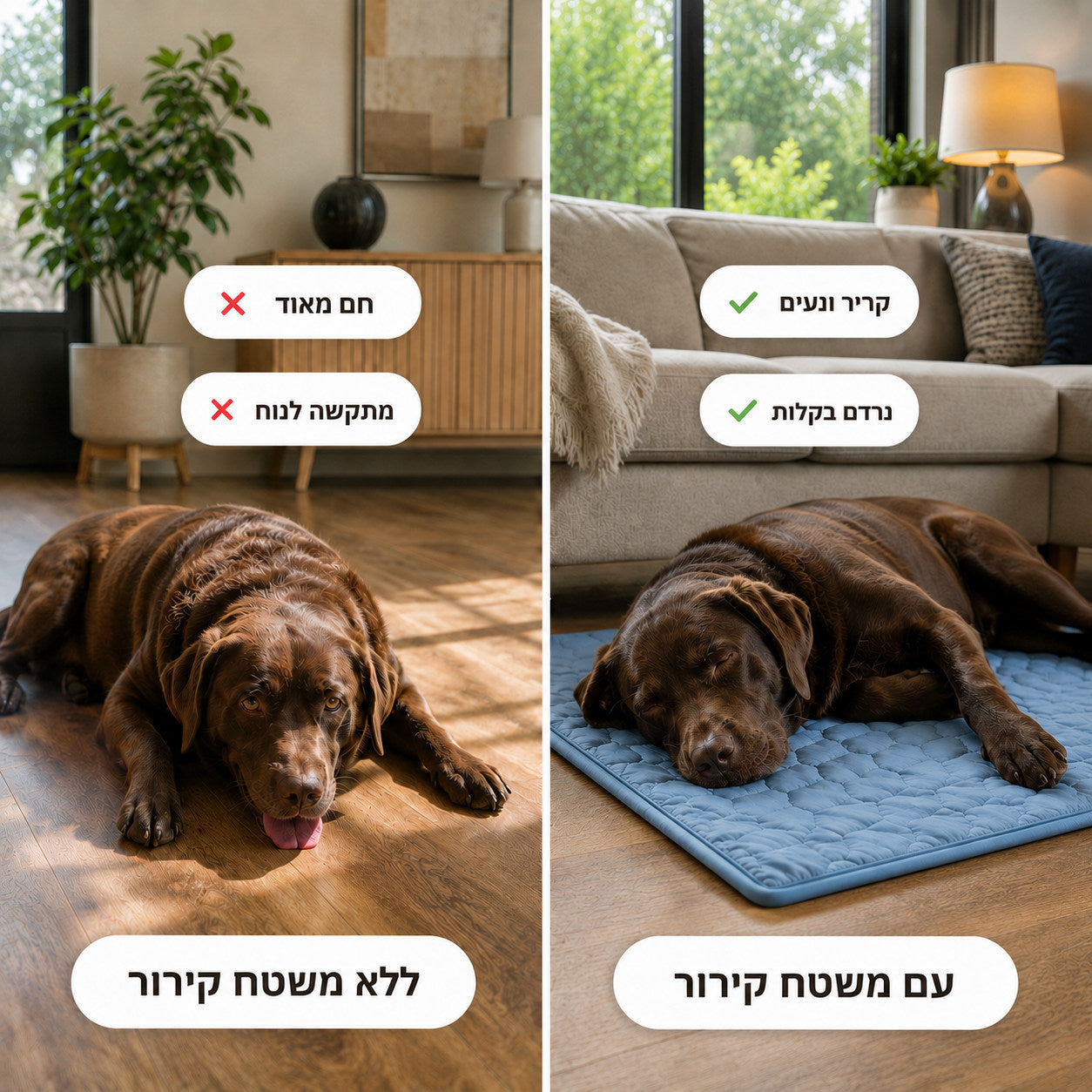 מזרן קירור לכלב