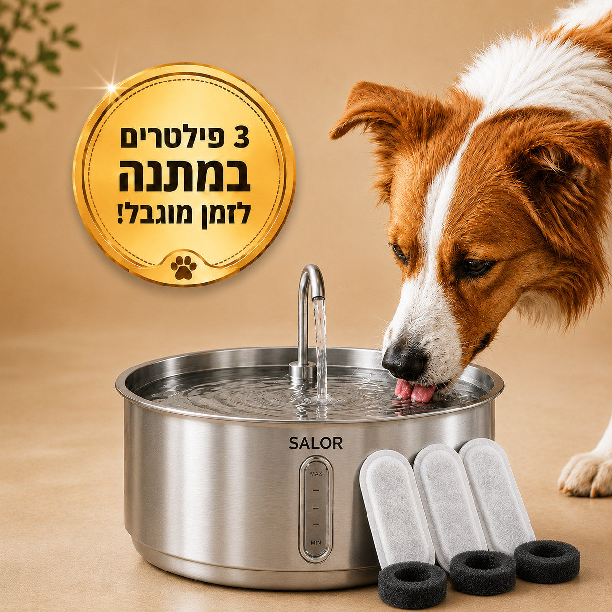 מזרקת המים החכמה - FreshFlow