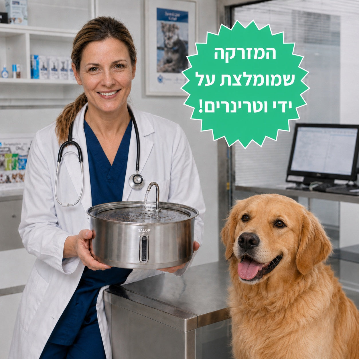 מזרקת המים החכמה - FreshFlow